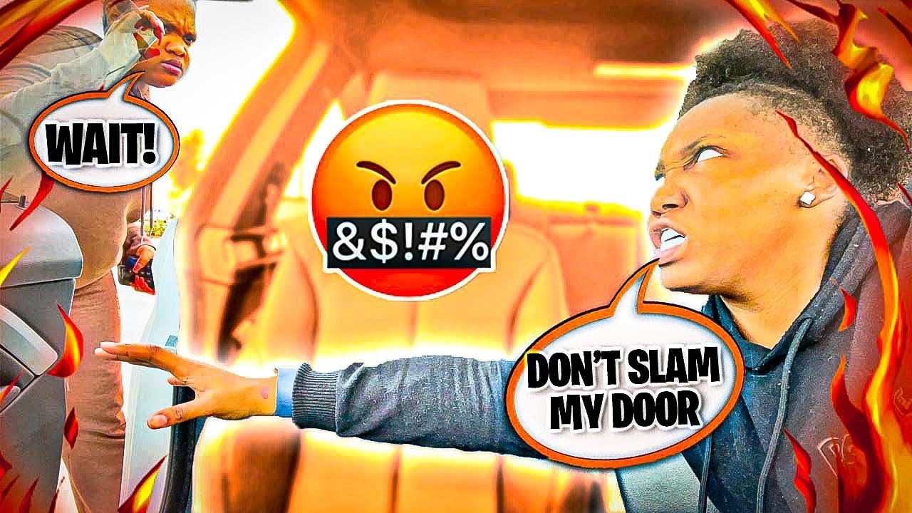 SLAMMING THE DOOR PRANK ON FIANCE!! *HILARIOUS* - youtube