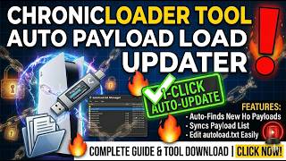 PS5 Jailbreak TOOL 🚨 ChronicLoader Auto Payload Updater + autoload.txt Manager!