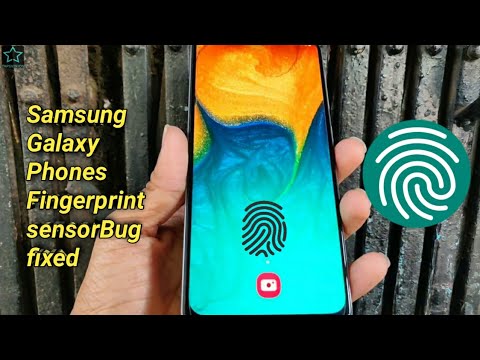 Samsung Galaxy Phones fingerprint sensor not working bug fixed | A30, M30