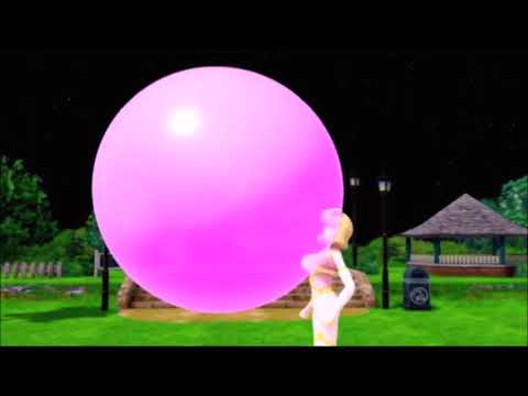 MMD Bubblegum Floating Animation - Haruka's Park Gum Balloon [REUPLOADED]