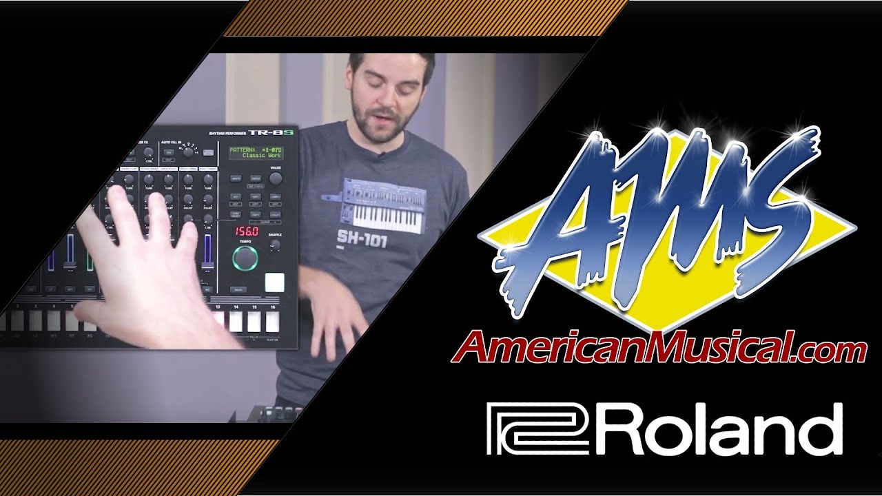 Roland TR 8S Enhanced Features Part 1 - American Musical Supply