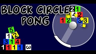 Block Circle Pong   Brick Breaker screenshot 1