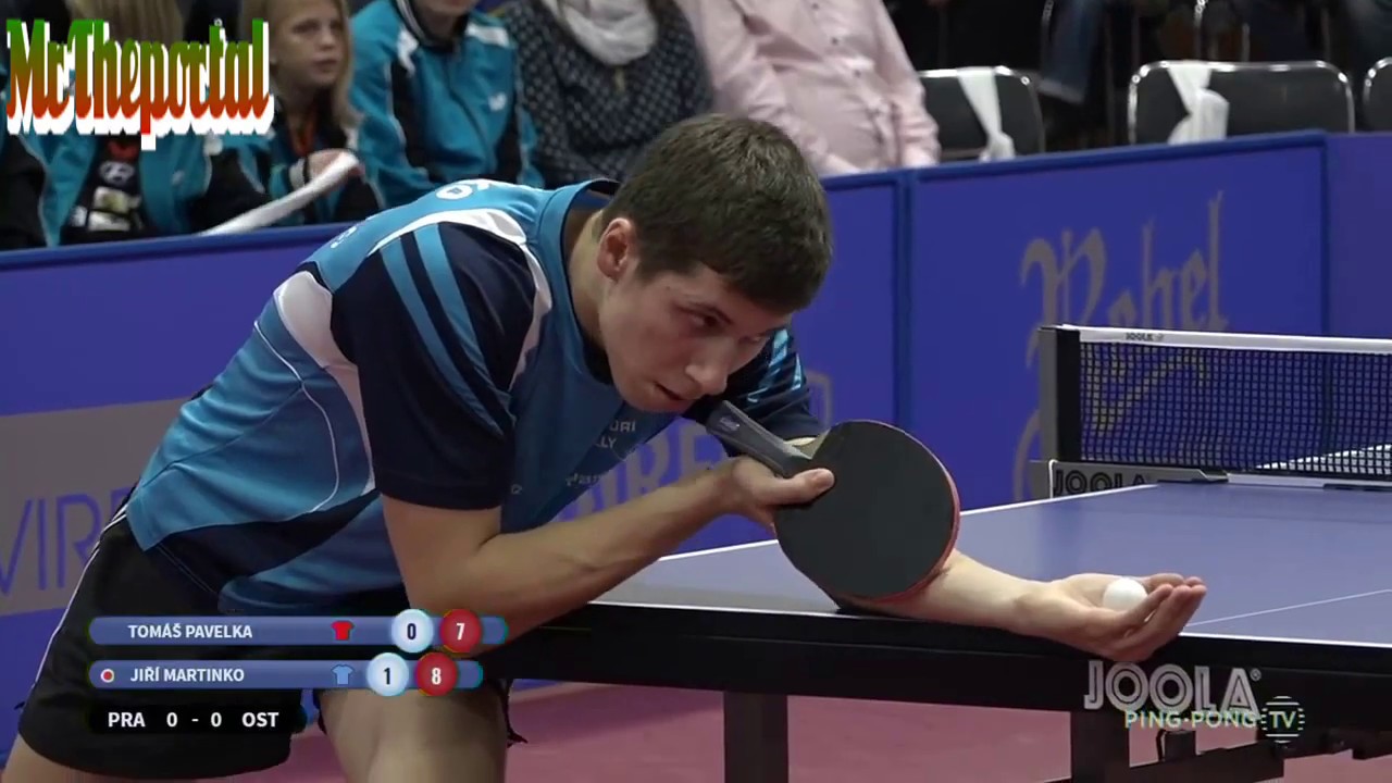 Table Tennis Czech Extraliga 2018/19 Tomas Pavelka Vs Jiri Martinko