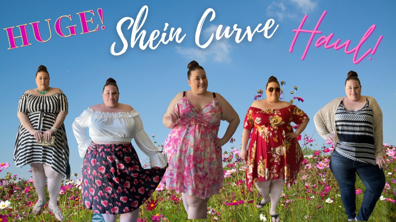 HUGE SHEIN CURVE HAUL | PLUS SIZE TRY ON | SUMMER AUGUST 2021 | PART ...