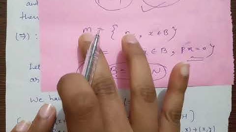 P is Projection on H with Range M and Null Space N, then M orthogonal N iff P is Self Adjoint, M.sc