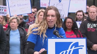 "Hands off our research!" | Federal workers protest DOGE outside HHS, US Capitol Net Worth