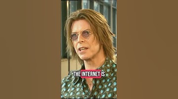 👩‍🎤 David Bowie predicted the internet back in 1999!👩‍🎤 #DavidBowie #musicfacts #philosophy