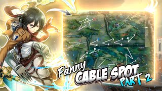 Fanny Cable Spot Guide Pro Fanny Straight Cable Secret Lane,Base, Jungle Spot Mlbb 2026