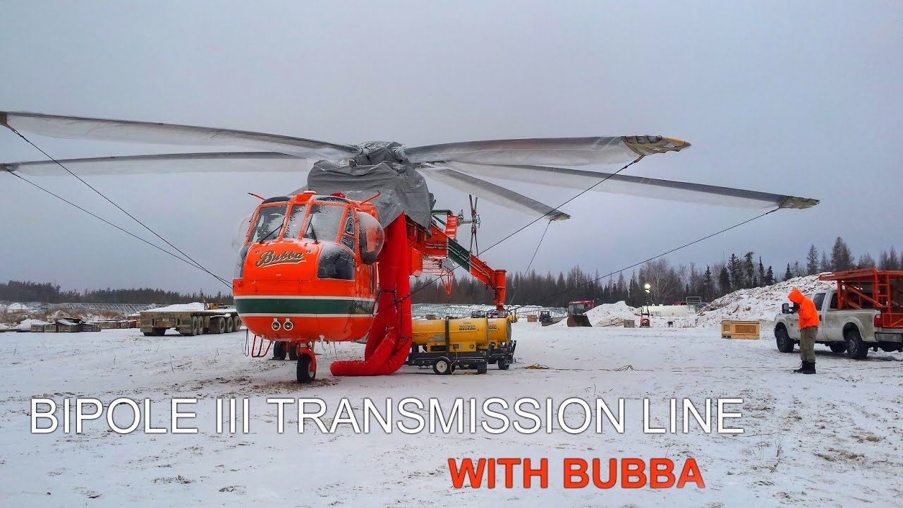 Bipole III Transmission Line with Erickson Inc. | Manitoba, Canada