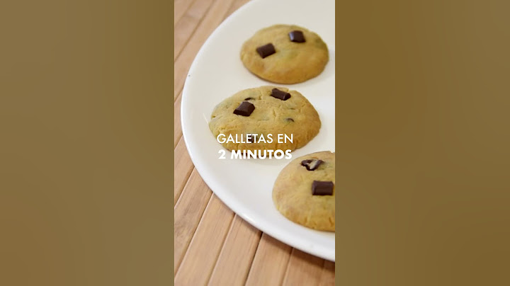 GALLETAS en MICROONDAS en 2 minutos 🍪 #Shorts