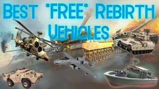 Best *FREE* REBIRTH vehicles I War tycoon Roblox