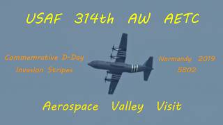 INVASION STRIPES C-130 Herc GOONY40  314th AW  AETC &  VX-55 MINUTEMEN