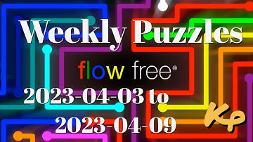 Flow Free - Weekly Puzzles - Cornerless Challenge - 2023-04-03 to 09 - April 3rd to 9th 2023