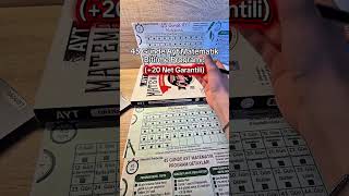 45 GÜNDE AYT MATEMATİK BİTİR! +25 Net Garantili💥