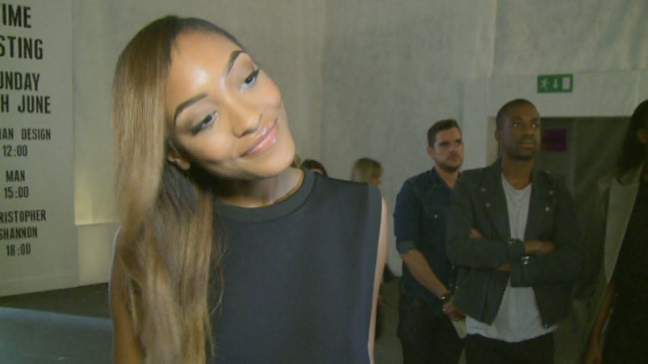 Supermodel Jourdan Dunn reveals her crush of the moment at Topman show