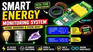 Smart AC Energy Monitoring System using PZEM-004T & Arduino