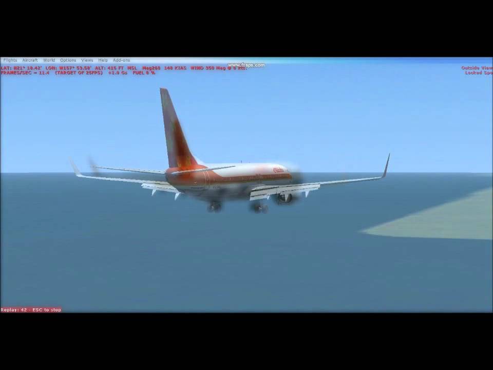 FSX Parking Brake Landings Response YouTube