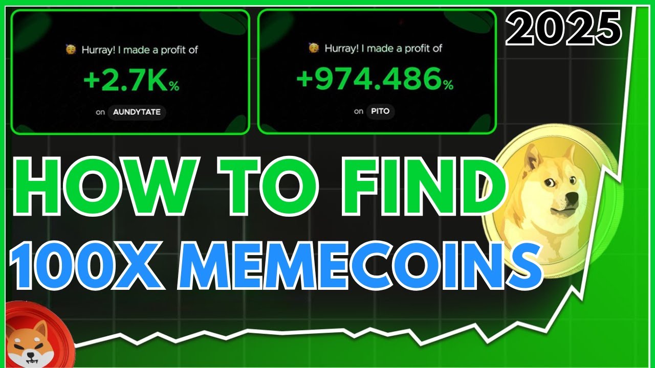 How To Find 100x Crypto Memecoins (NEW 2025 STRATEGY) - YouTube