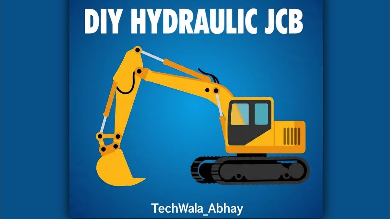 || HOW TO MAKE DIY HYDRAULIC POWERED JCB || 
