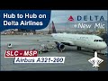 TRIP REPORT | Delta DL1396 | Salt Lake City - Minneapolis | Airbus A321-200 | N118DY | Economy