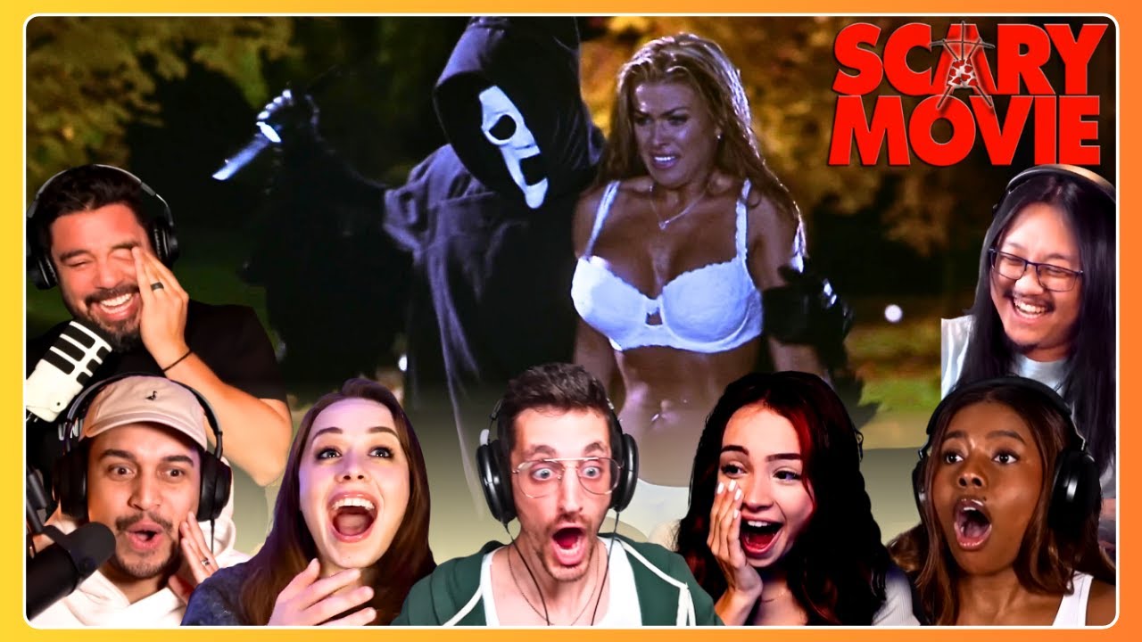 TOP Scream Parody Opening Scene 😂 Scary Movie (2000) First Time Watching Movie Reaction Compilation