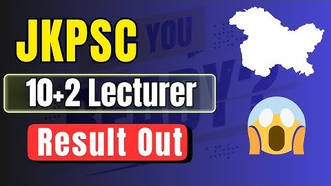 JKPSC 10+2 Lecturer Result Out 😱 | Congratulations to all @TheAspirants01