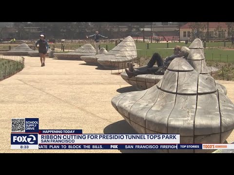 Presidio Tunnel Tops Park to be opened for public