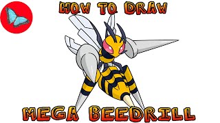 How To Draw Pokemon - Mega Beedrill | Drawing Animals How To Draw Pokemon - Mega Beedrill | Drawing Animals