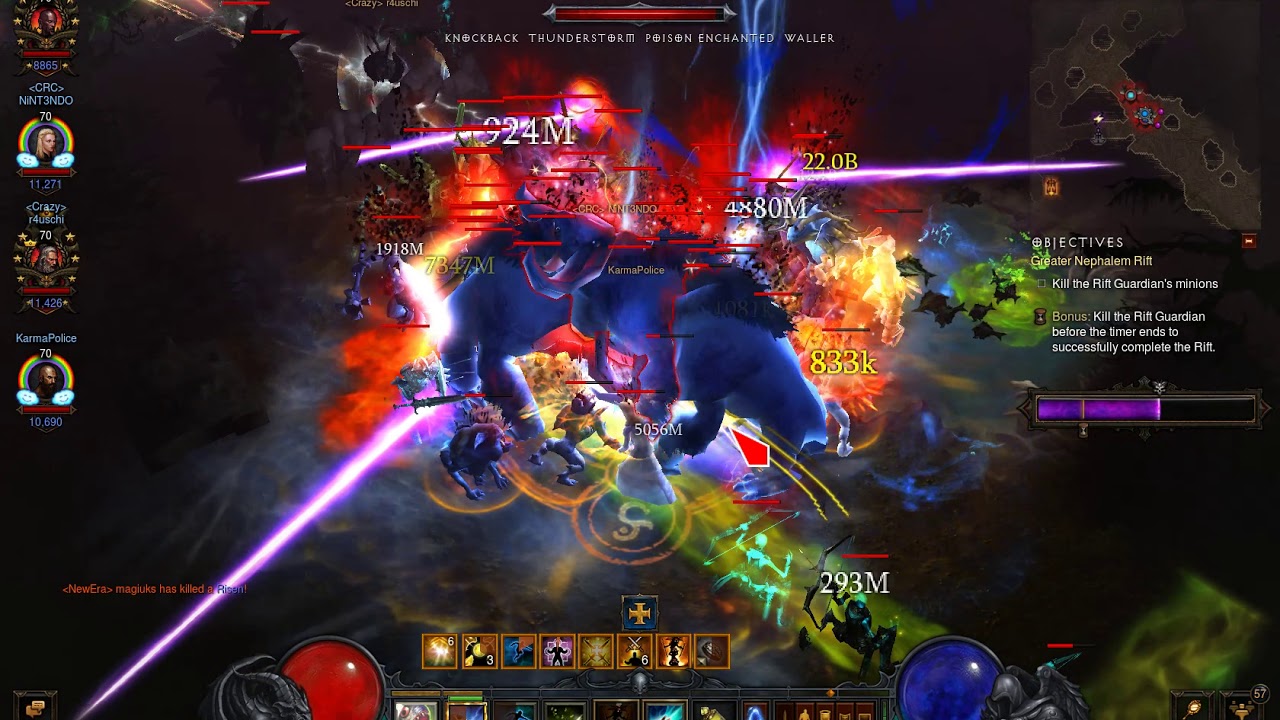 [Diablo 3] Era 13 2.6.8 GR 150 Witch Doctor Mundunugus Regalia 4p group rank 9 EU