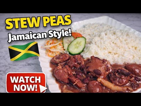 Stew Peas Jamaican style Pigs Tail