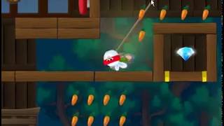 Rabbit samurai flash game level1 complete screenshot 4