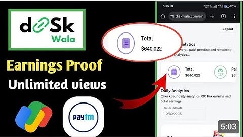 Diskwala earning live proof 2025 / diskwala se paisa kaise kamaye @techashutosh7 