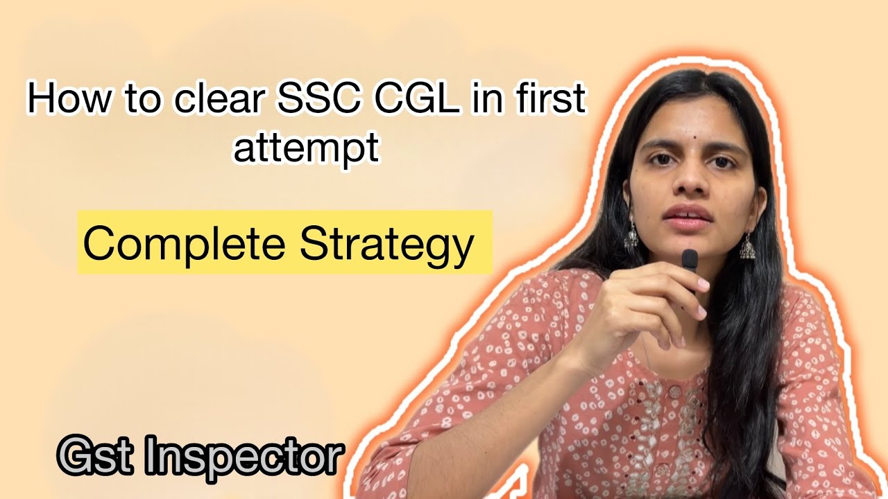 SSC CGL 2026 complete strategy// How to clear SSC CGL in first attempt ...