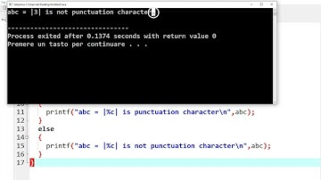 ispunct function in c | punctuation character in c