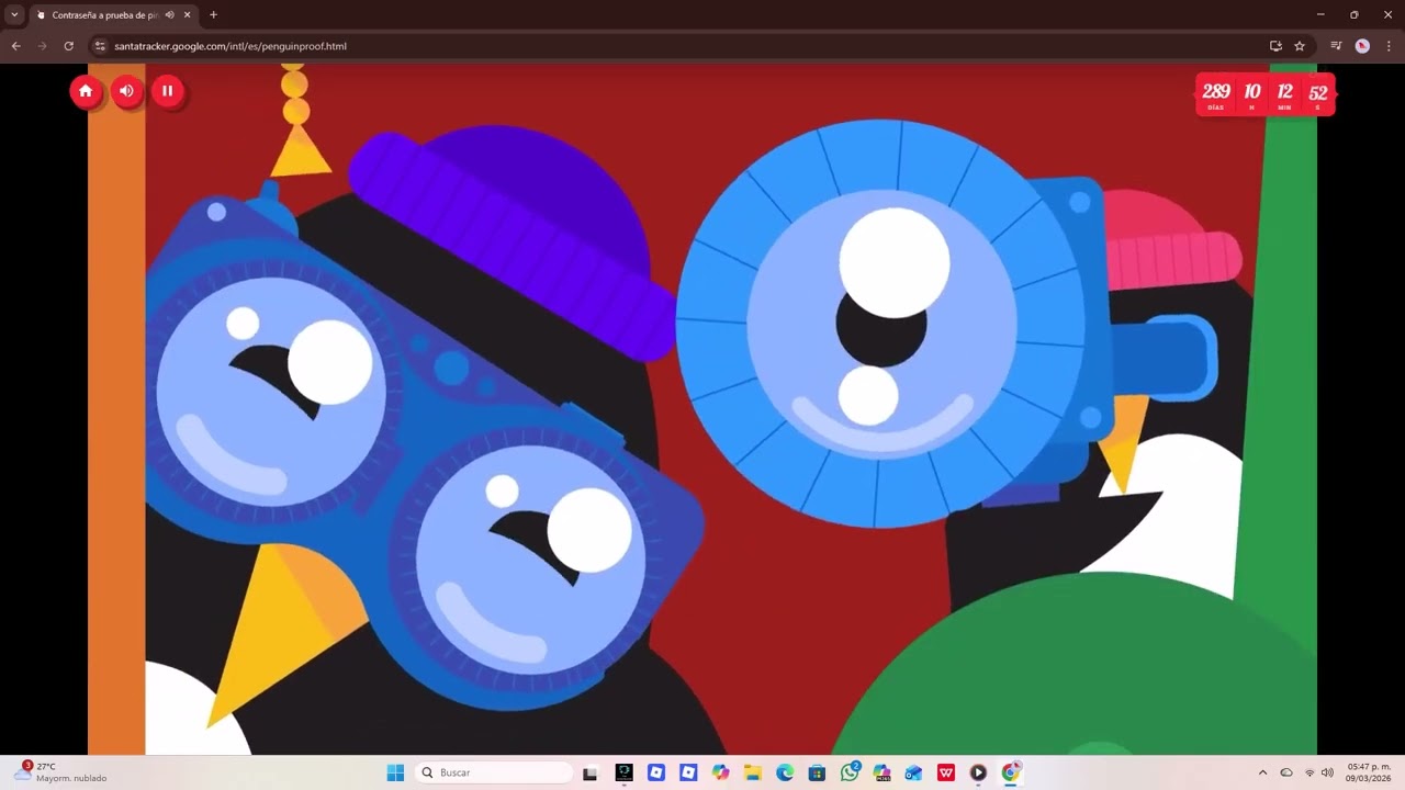jugando santa rockerini de nuevo