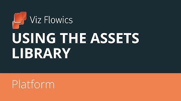 Viz Flowics - Using the Assets Library