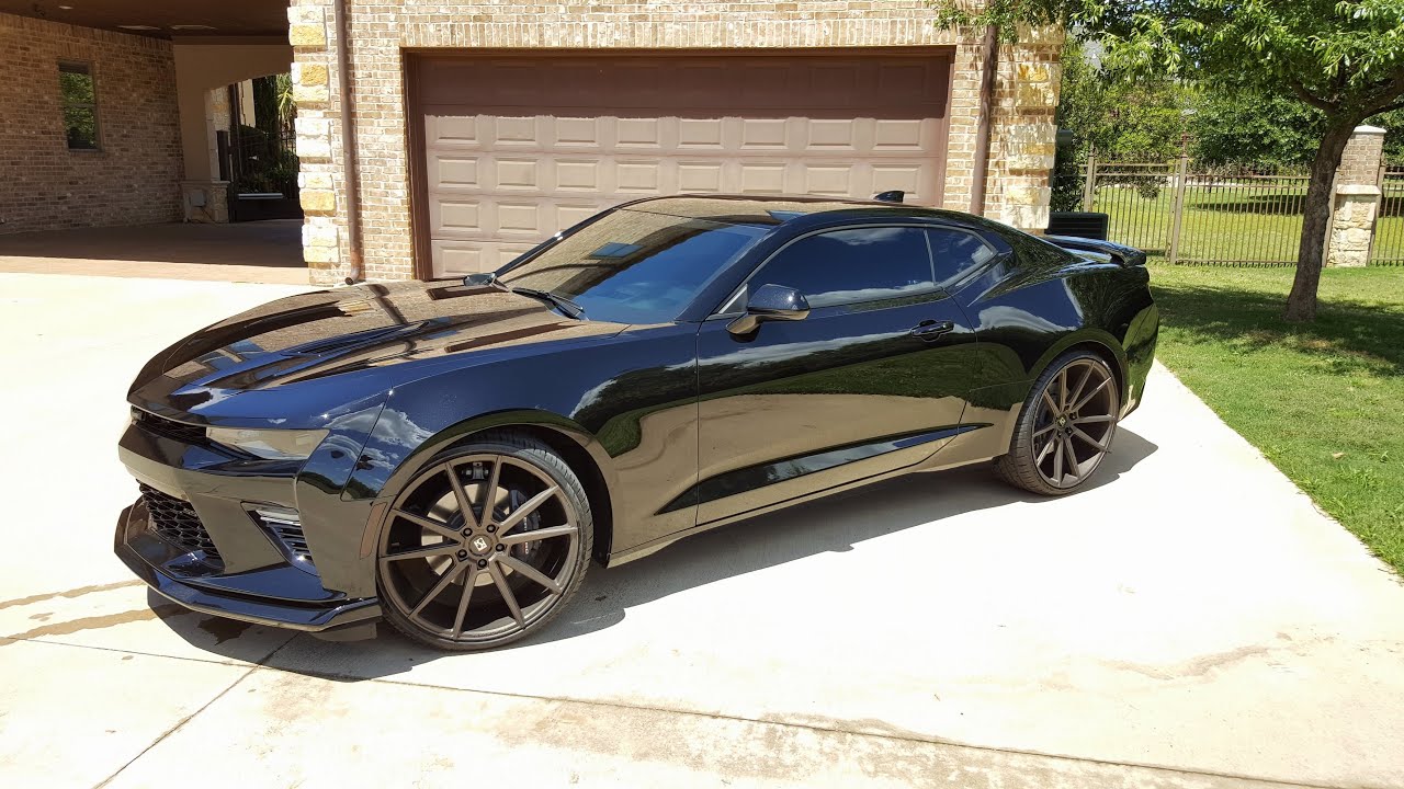 Blacked Out Custom 2016 Camaro Ss 6 2l Lt1 Cold Start And Walk Around Video