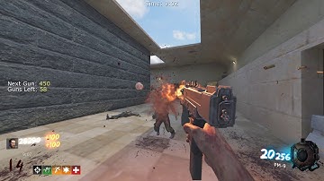 [BO3 Custom Zombies] $2000$ Zombies (MW3 Gun Game) - 20:59 Completion