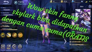 Tutorial cara mendapatkan skin fanny(Skylark) Gratis