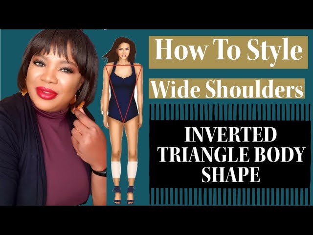 How to Style Broad Shoulders & Create BALANCED Outfits  Dresses for broad  shoulders, Inverted triangle outfits, Broad shoulders