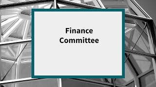 Finance Committee: Meeting of September 28, 2026