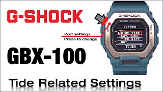 GBX-100 G-Shock Module 3482 -Tide & Moon related Set, Port Choice, User profile Create - TUTORIAL screenshot 4