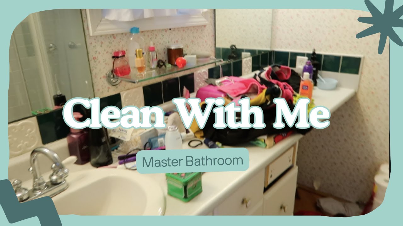 Bathroom Clean With Me | While We Chat