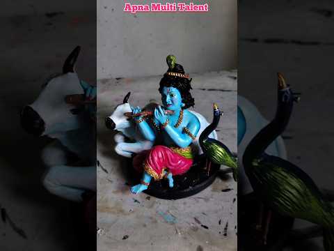 Krishna murti making | little krishna murti making 2026 | how to make krishna #Shorts