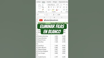 Elimina todas las filas en blanco en Excel ¡en segundos! ⚡
