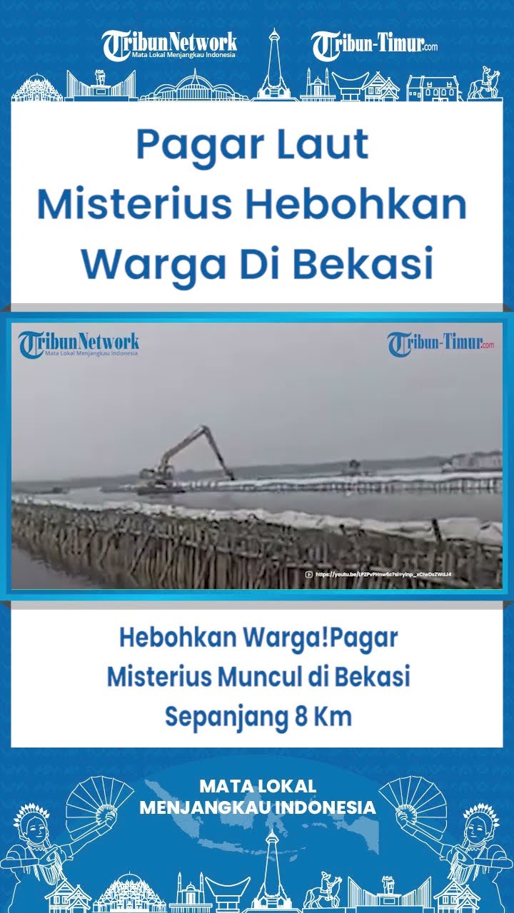 SHORT Hebohkan Warga!Pagar Misterius Muncul di Bekasi Sepanjang 8 Km
