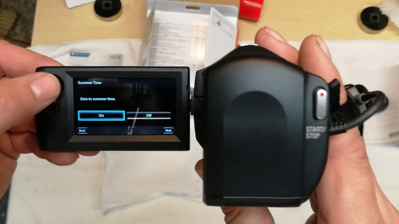 Unboxing Sony handycam HDR CX405 YouTube