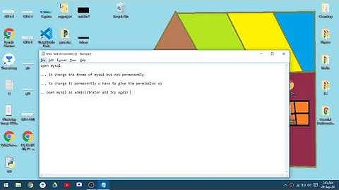How To Change Mysql Background And Text Colour (Permanently)