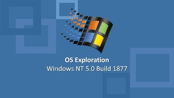 OS Exploration: Windows NT 5.0 Build 1877