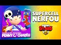 EITA, ELA JÁ FOI NERFADA no BRAWL STARS! NOVA PENNY COM CHAPÉU e REMODEL DAS SKINS?